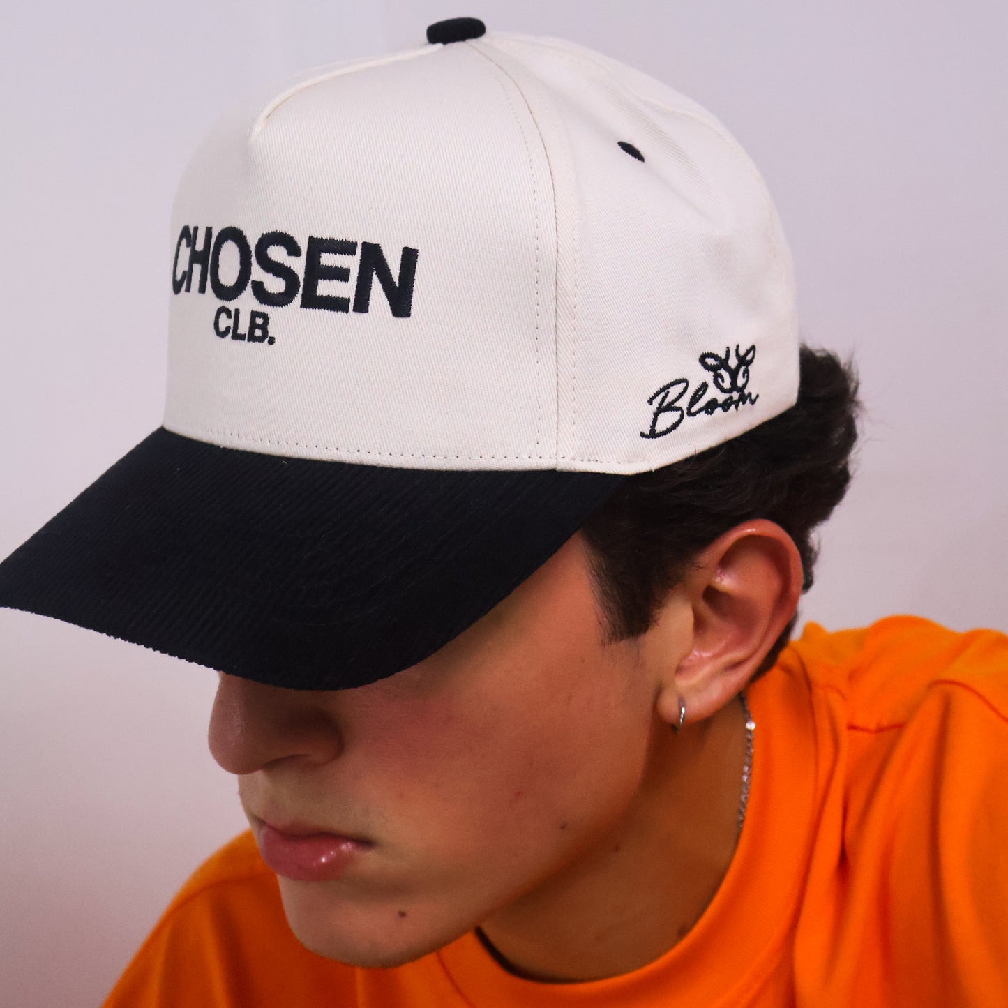 Bloom corduroy trucker hat