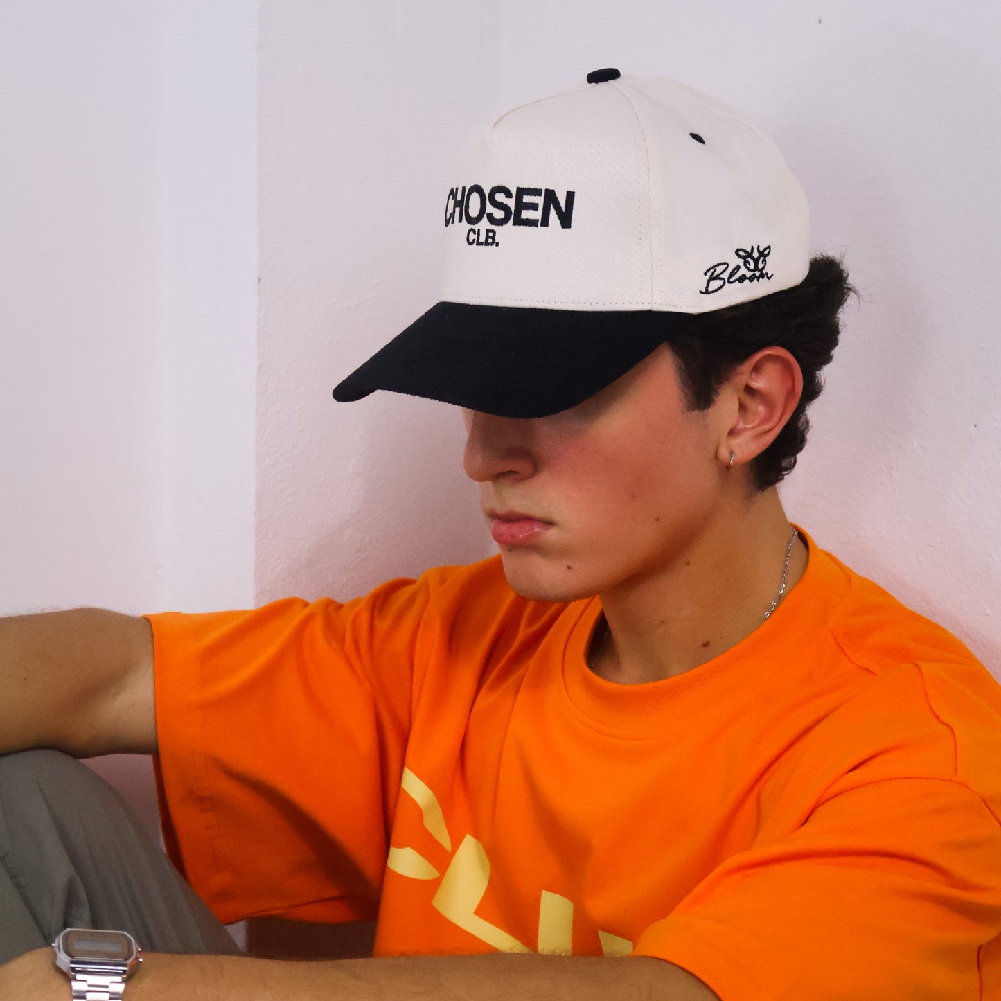 Bloom corduroy trucker hat
